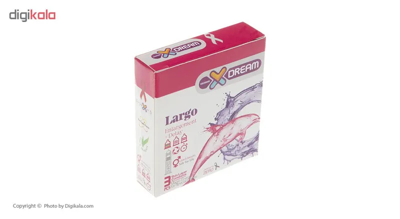 کاندوم ایکس دریم مدل LARGO بسته 3 عددی - تصویر 3