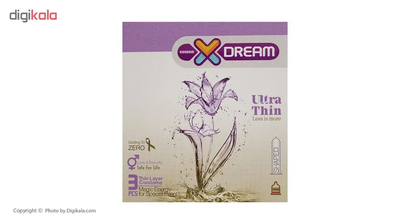 کاندوم ایکس دریم مدل Ultra Thin بسته 3 عددی - تصویر 2