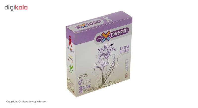 کاندوم ایکس دریم مدل Ultra Thin بسته 3 عددی - تصویر 3