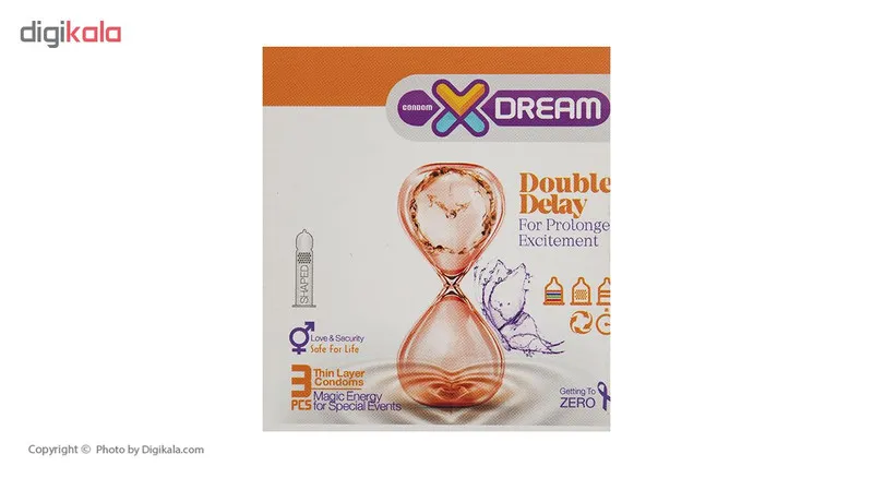 کاندوم ایکس دریم مدل Double Delay بسته 3 عددی - تصویر 2