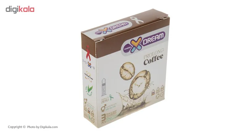 کاندوم ایکس دریم مدل تاخیری قهوه بسته 3 عددی - تصویر 2