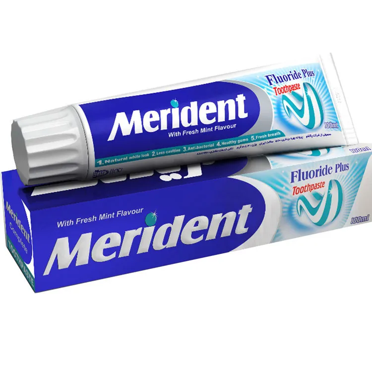 خمیر دندان مریدنت سری Fluoride Plus مدل Mint وزن 130 گرم بسته 12 عددی - تصویر 4