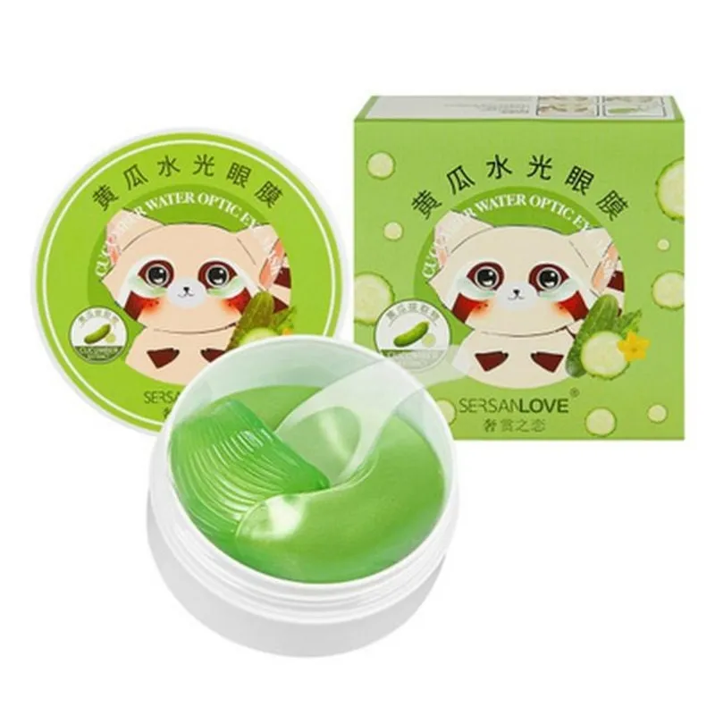 ماسک زیر چشم سرسان لاو مدل خیار وزن 80 گرم بسته 60 عددی - تصویر 3