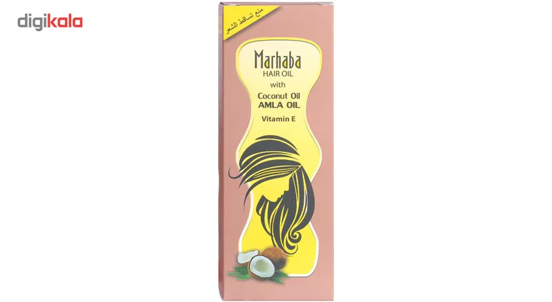 روغن مو ضد ریزش و تقویت کننده مرحبا مدل Coconut Oil حجم 175 میلی لیتر - تصویر 3