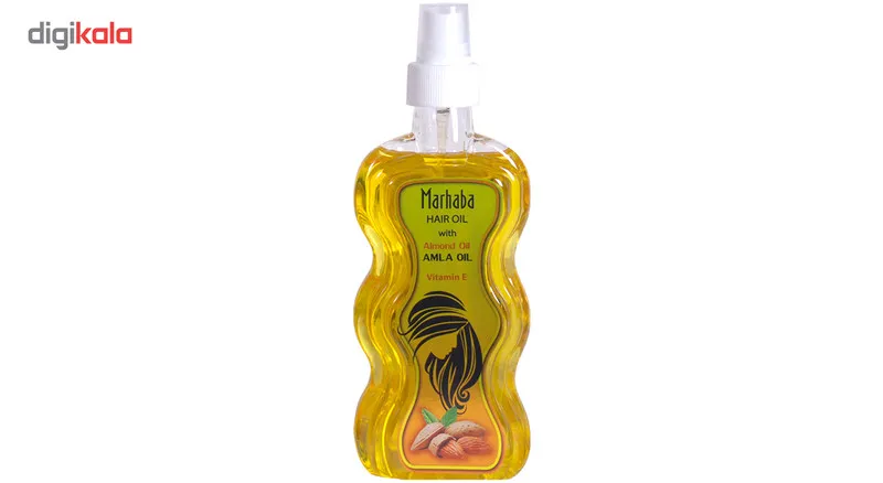 روغن مو ضد ریزش و تقویت کننده مرحبا مدل Almond Oil حجم 175 میلی لیتر - تصویر 2