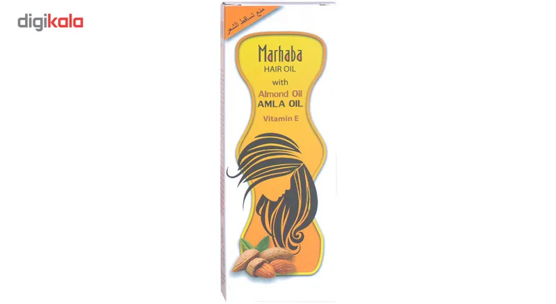 روغن مو ضد ریزش و تقویت کننده مرحبا مدل Almond Oil حجم 175 میلی لیتر - تصویر 3