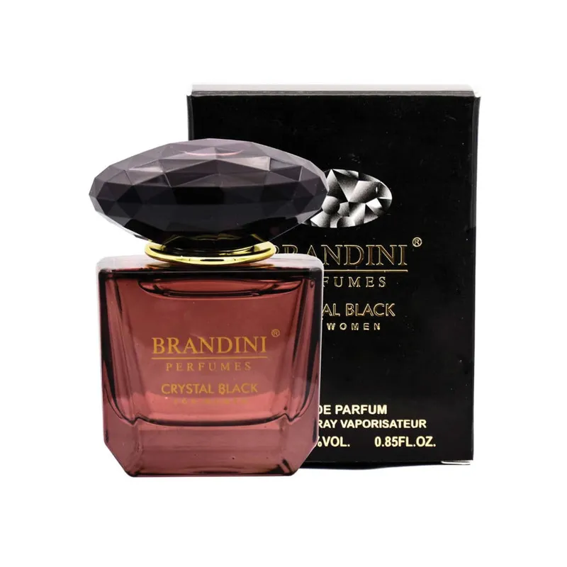 عطر جیبی زنانه برندینی مدل CRYSTAL BLACK حجم 25 میلی لیتر - تصویر 2