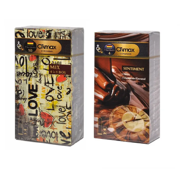 کاندوم کلایمکس مدل Mix بسته 12 عددی به همراه کاندوم کلایمکس مدل Sentiment بسته 12 عددی - تصویر 2