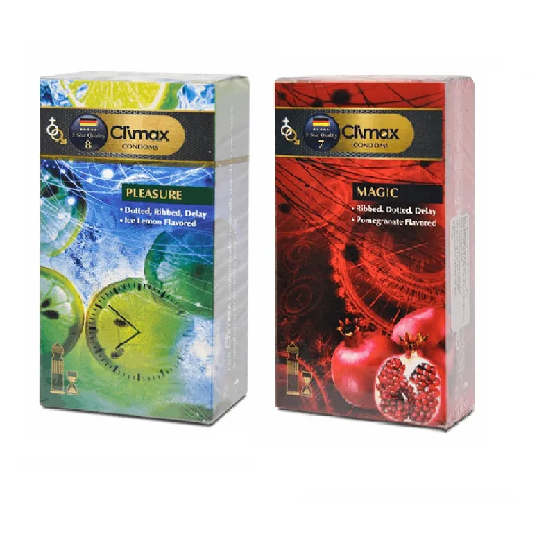 کاندوم کلایمکس مدل Pleasure  بسته 12 عددی به همراه کاندوم کلایمکس مدل Magic  بسته 12 عددی - تصویر 2