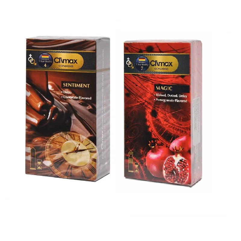 کاندوم کلایمکس مدل Sentiment بسته 12 عددی به همراه کاندوم کلایمکس مدل Magic بسته 12 عددی - تصویر 2