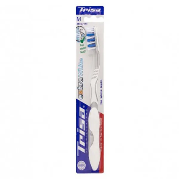 مسواک تریزا مدل extra white با برس متوسط - تصویر 5