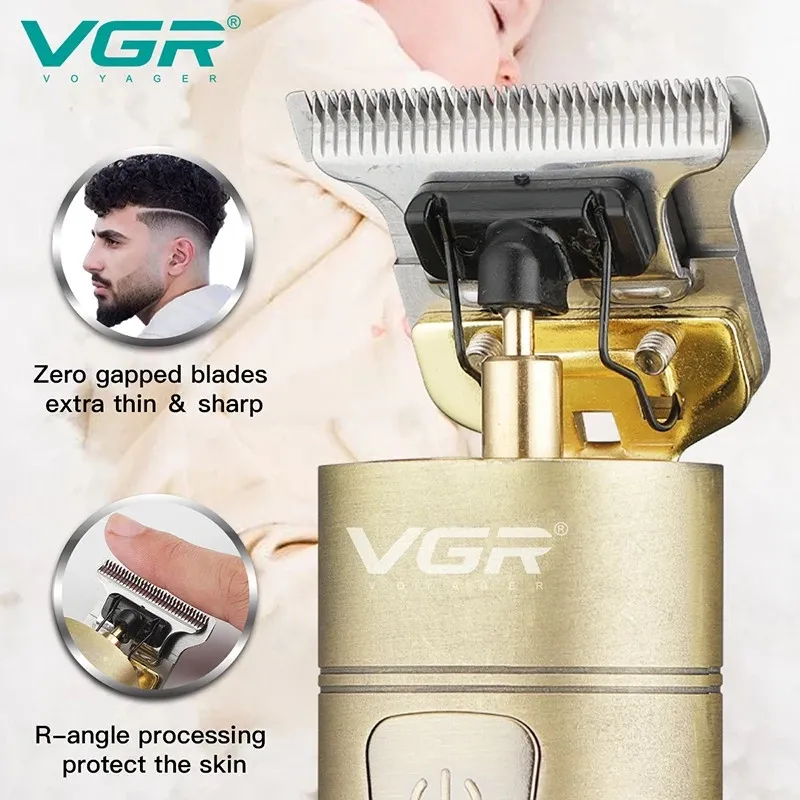 ماشین اصلاح موی سر و صورت وی جی ار مدل V-076 - تصویر 5