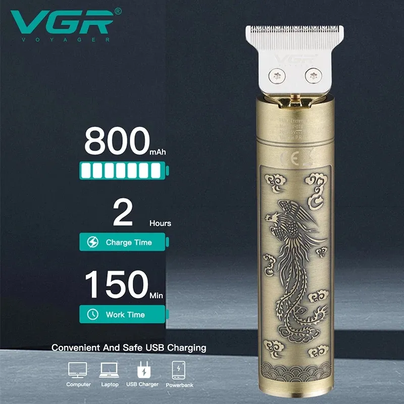 ماشین اصلاح موی سر و صورت وی جی ار مدل V-076 - تصویر 6