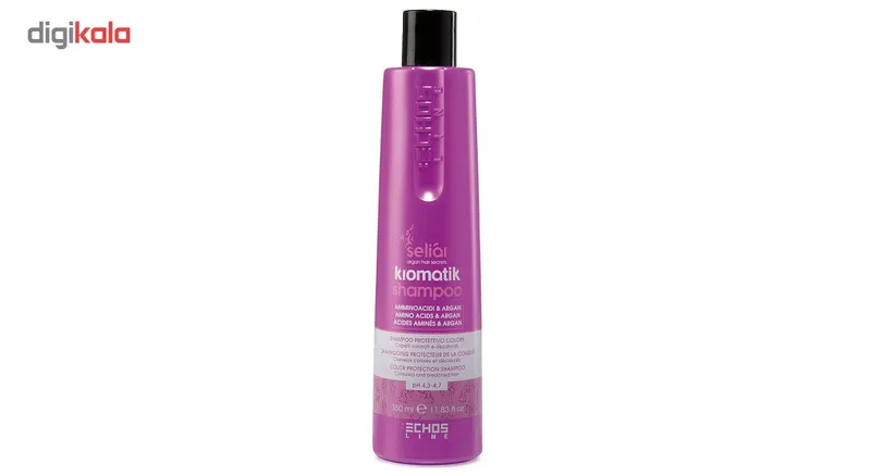 شامپو موهای رنگ شده اچ اس لاین مدل Echos kromatik shampoo حجم 350 میلی یلیتر - تصویر 2