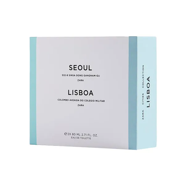 ست ادو تویلت مردانه زارا مدل مدل seoul Lisboa حجم 80 میلی لیتر مجموعه 2 عددی - تصویر 2