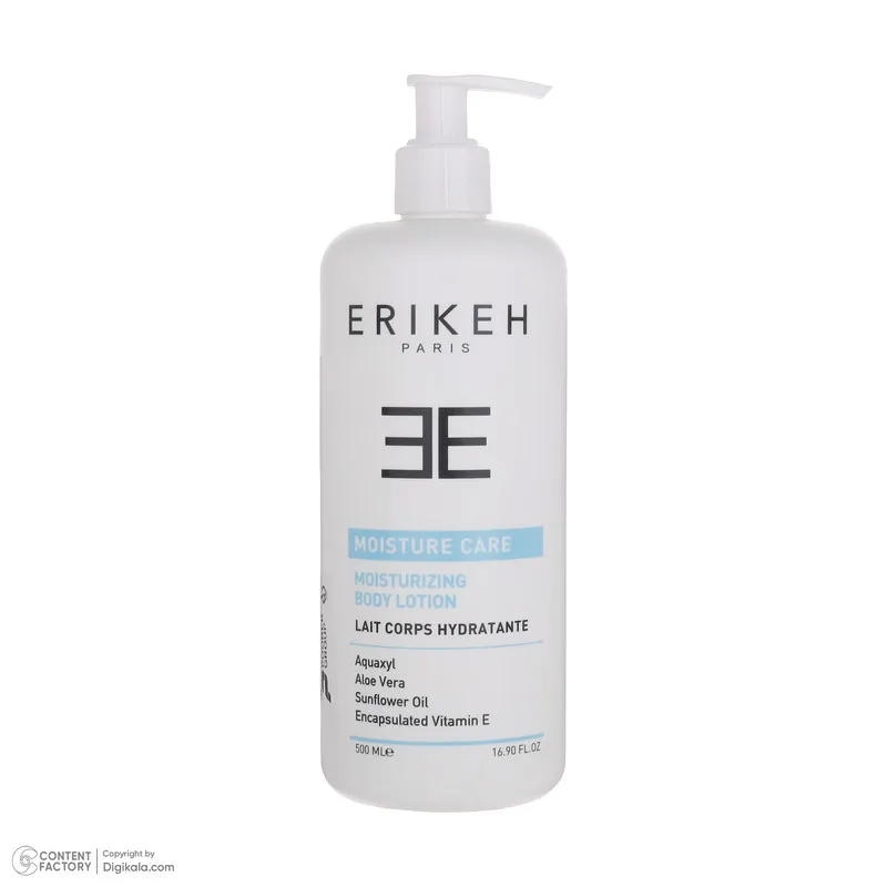 لوسیون بدن اریکه مدل moisturizing حجم 500 میلی لیتر - تصویر 2