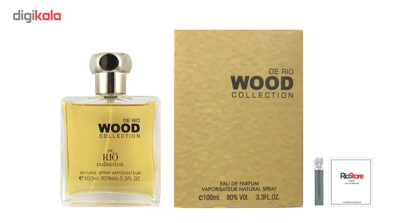 ادو پرفیوم مردانه ریو کالکشن مدل Wood Brown حجم 100 میلی لیتر به همراه عطر جیبی - تصویر 4