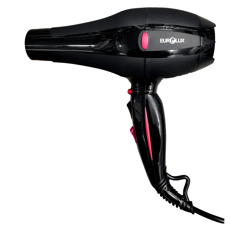 سشوار حرفه‌ای 2200 وات یورولوکس مدل EU_HD7516ML، موتور AC، وزن 0.76 گرم، المنت سرامیک تورمالین - تصویر 3