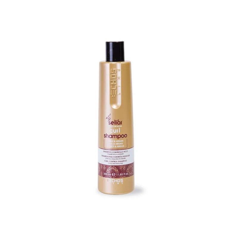 شامپو مو اچ اس لاین مدل Echos curl shampoo حجم 350 میلی لیتر