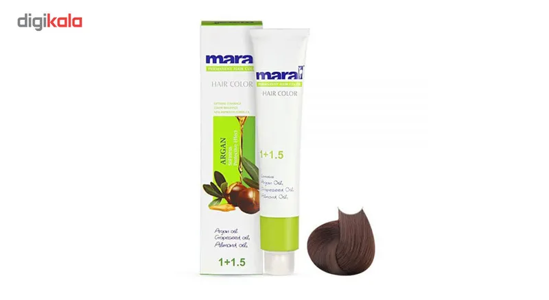 رنگ مو مارال سری طبیعی شماره 5.0 حجم 100 میلی لیتر رنگ قهوه ای روشن - تصویر 3