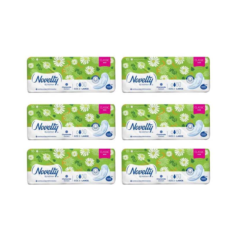 نوار بهداشتی ناولتی مدل CLASSIC مجموعه 6 عددی - تصویر 2