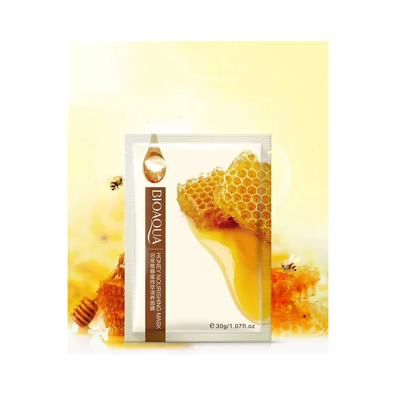 ماسک صورت بایو آکوا مدل Honey وزن 30 گرم بسته 3 عددی - تصویر 2