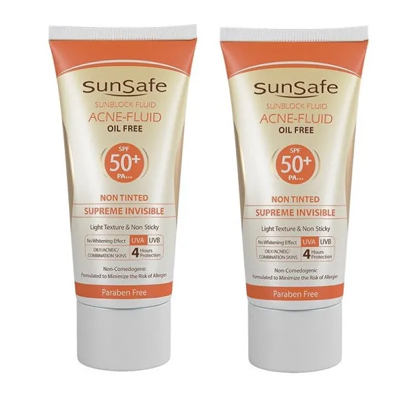 کرم ضدآفتاب سانسیف مدل ACNE FLUID حجم 50 میلیلیتر مجموعه 2 عددی - تصویر 2