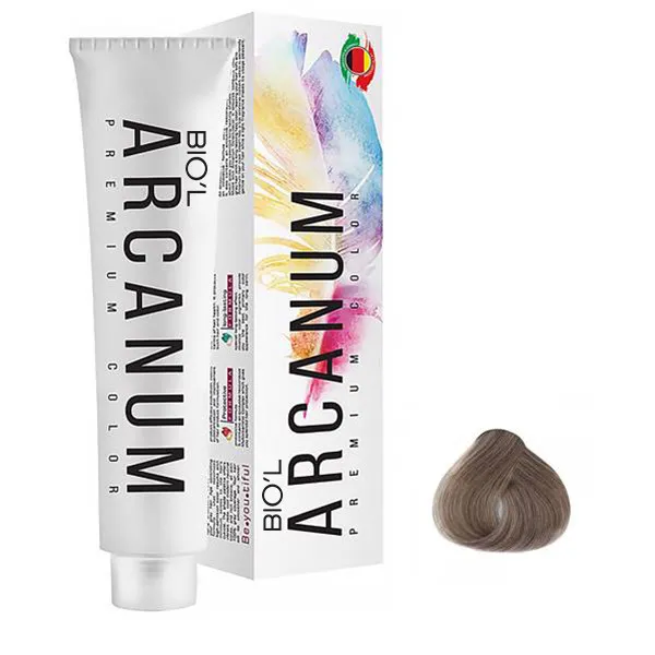 رنگ مو بیول مدل Arcanum شماره 8.9 حجم 100 میلی لیتر رنگ بلوند گردوئی