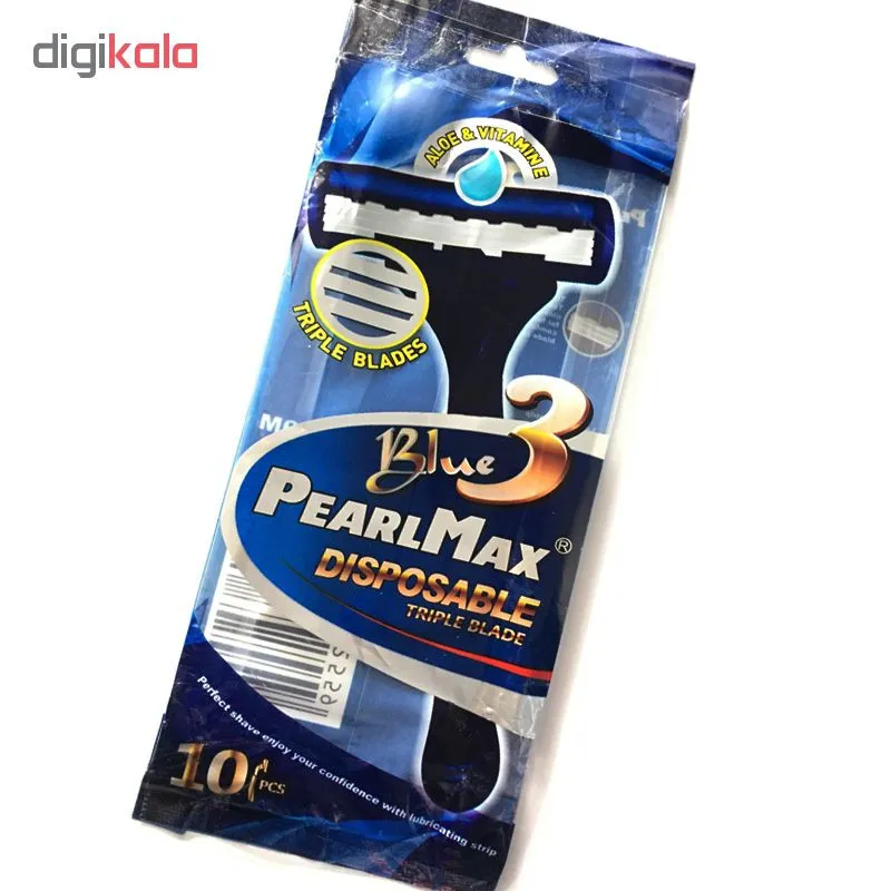 خود تراش پارل مکس مدل PM-B3009 بسته 10 عددی - تصویر 2