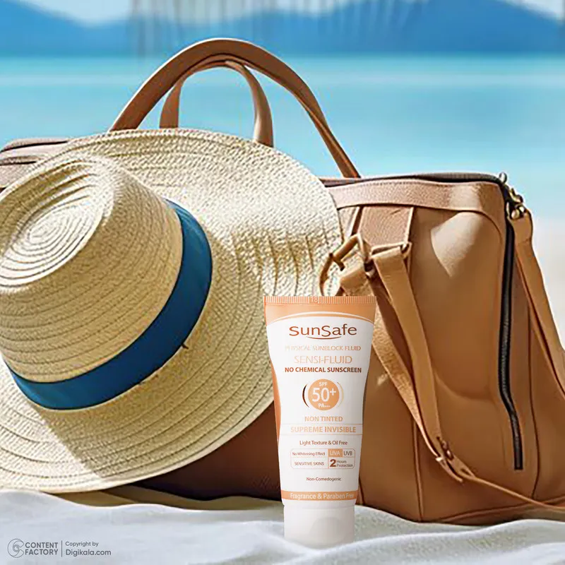 کرم ضدآفتاب سان‌سیف مدل سنسی فلوئید +SPF50، حجم 50 میلی‌لیتر - تصویر 5