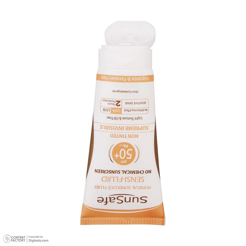 کرم ضدآفتاب سان‌سیف مدل سنسی فلوئید +SPF50، حجم 50 میلی‌لیتر - تصویر 6