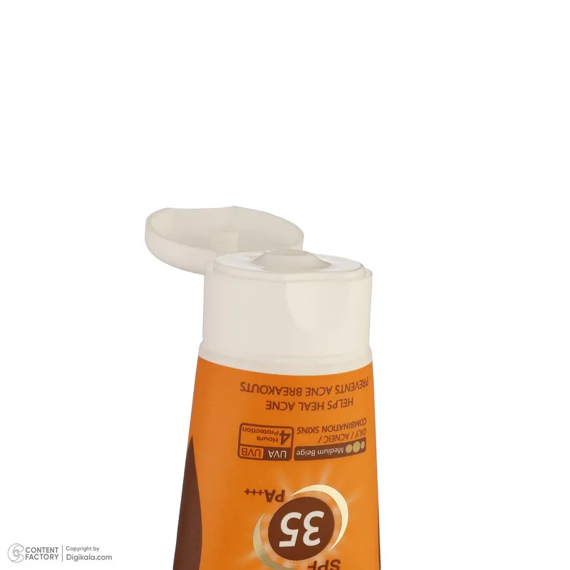 کرم ضد آفتاب رنگی سان سیف SPF 35 مدل 01 مناسب برای پوست چرب وزن 50 گرم - تصویر 6