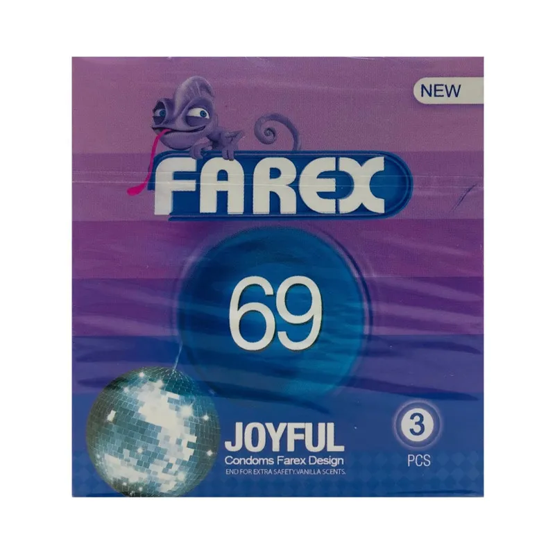 کاندوم فارکس مدل JOYFUL 69 مجموعه 3 عددی - تصویر 2