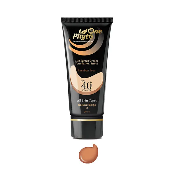 کرم ضد آفتاب رنگی فیتووان مدل Natural Beige SPF 40 مناسب انواع پوست حجم 30 میلی لیتر - تصویر 2