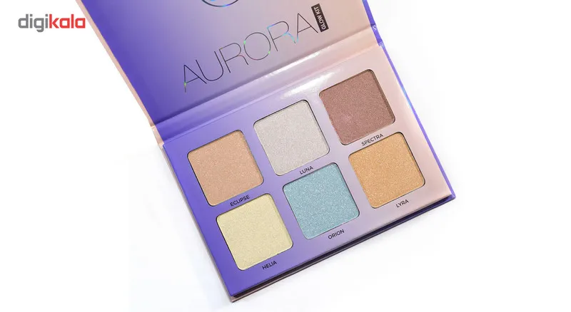 پالت هایلایتر و کانتور آناستازیا مدل Aurora - تصویر 2