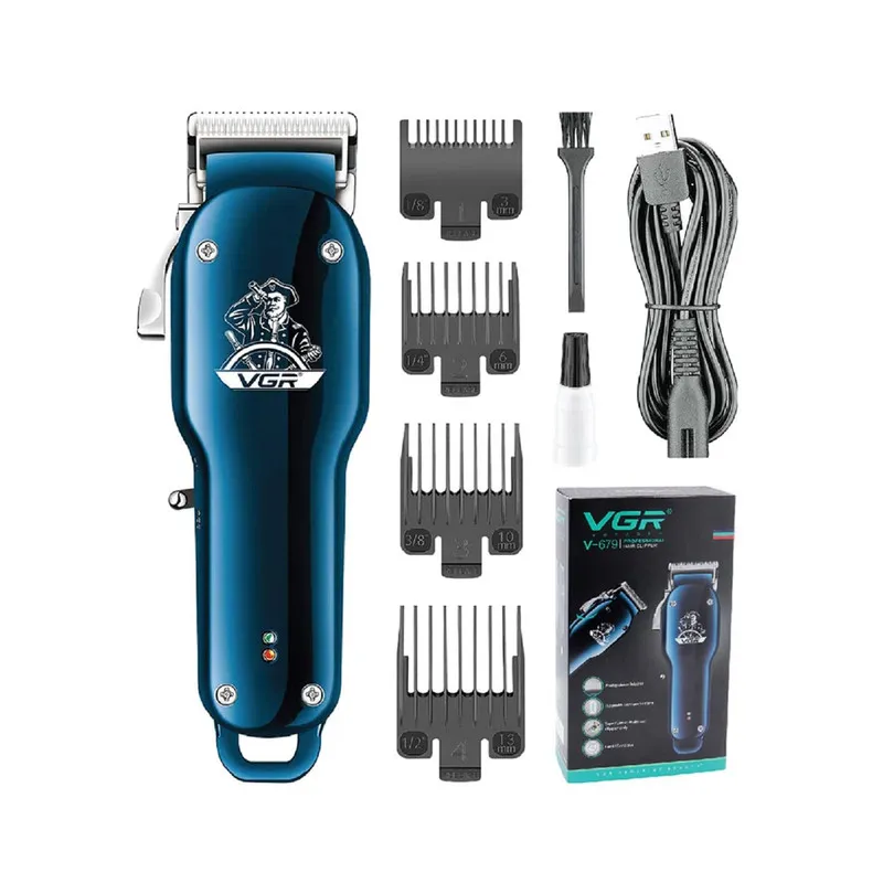 ماشین اصلاح موی سر و صورت وی جی ار مدل V-679 - تصویر 5
