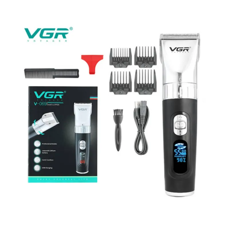 ماشین اصلاح موی سر و صورت وی جی ار مدل V-069 - تصویر 3
