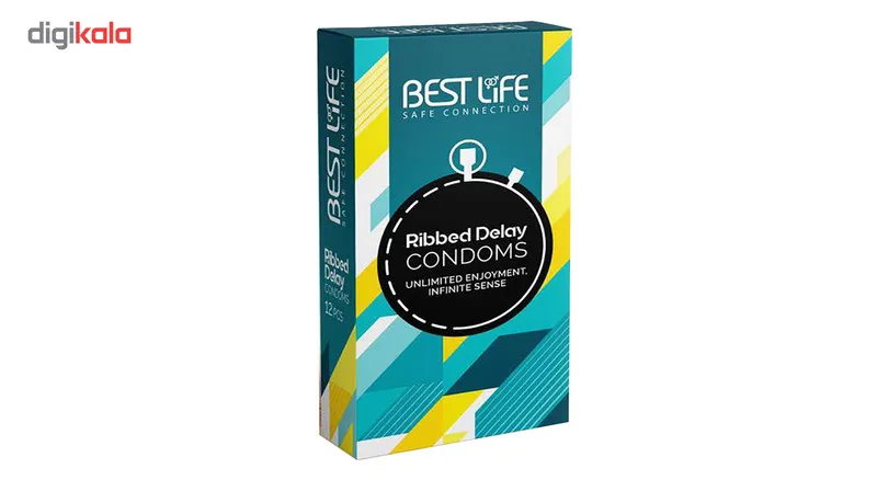 کاندوم بست لایف مدل Ribbed Dealy بسته 12 عددی - تصویر 2