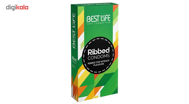 کاندوم بست لایف مدل Ribbed بسته 12 عددی - تصویر 2