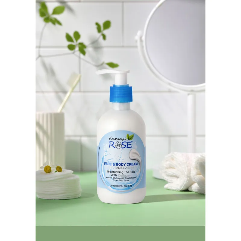 کرم مرطوب کننده داماسک رُز مدل کلاژن حجم 250 میلی لیتر - تصویر 2