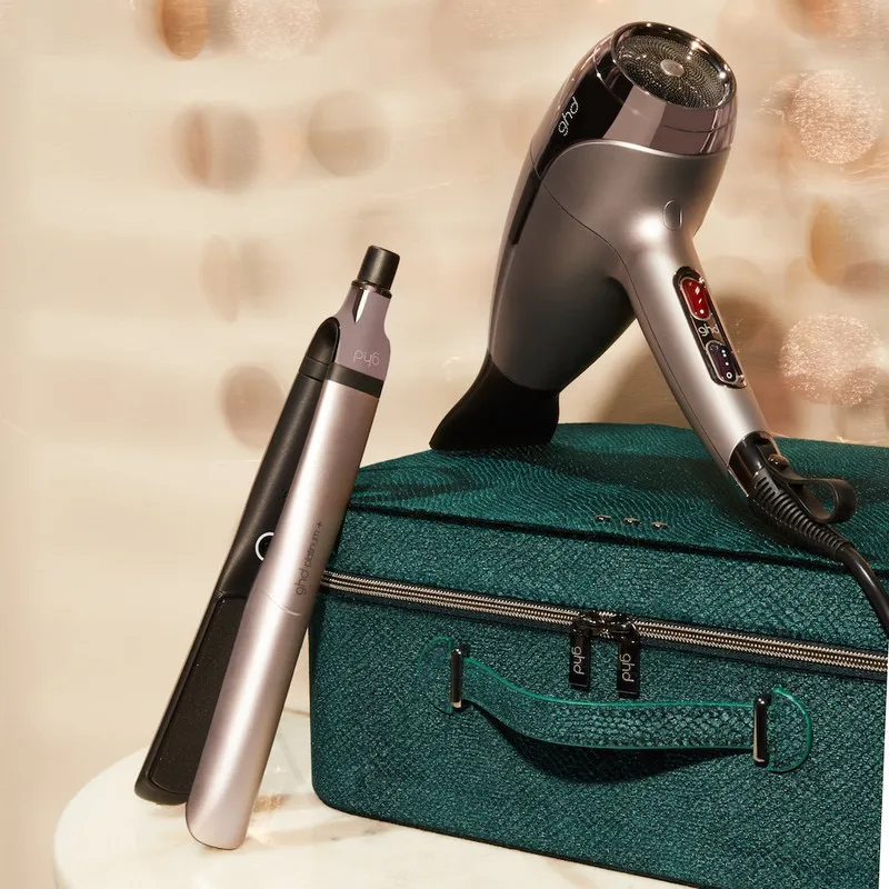 سشوار جی اچ دی مدل DELUXE SET PLATINUM به همراه اتو مو - تصویر 4