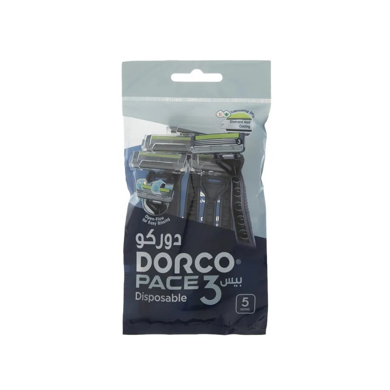 خود تراش دورکو مدل Pace 3 Disposable مجموعه 2 عددی - تصویر 3