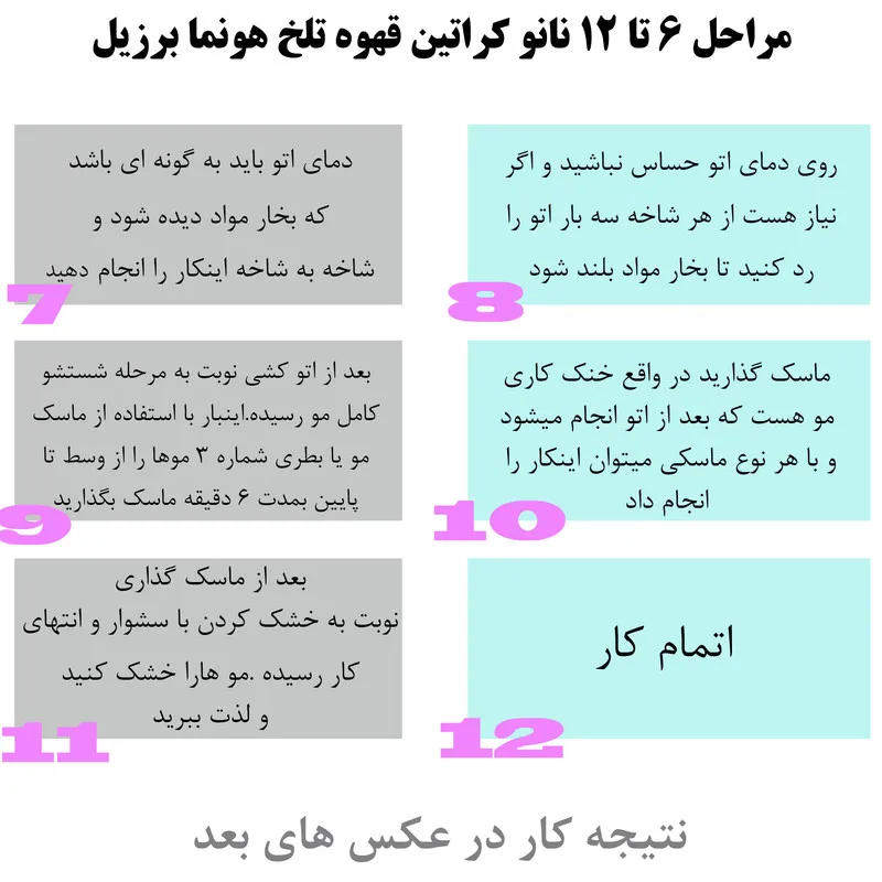 کراتین مو هونما مدل قهوه تلخ حجم 1000 میلی لیتر به همراه شامپو مو حجم 1000 میلی لیتر - تصویر 3