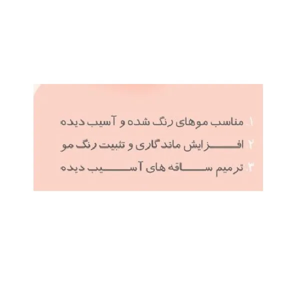 شامپو تثبیت کننده رنگ مو روبیان مدل مایونز حجم 250 میلی لیتر - تصویر 2