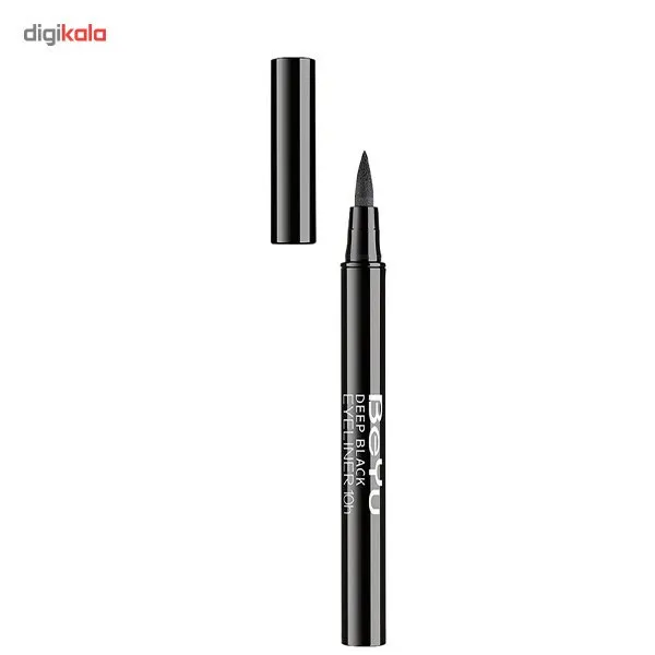 خط چشم ماژیکی 10 ساعته بی یو مدل Deep Black - تصویر 3