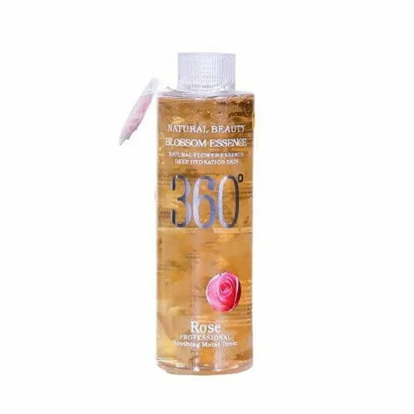 تونر پاک کننده آرایش صورت 360 مدل Rose حجم 300 میلی لیتر - تصویر 2