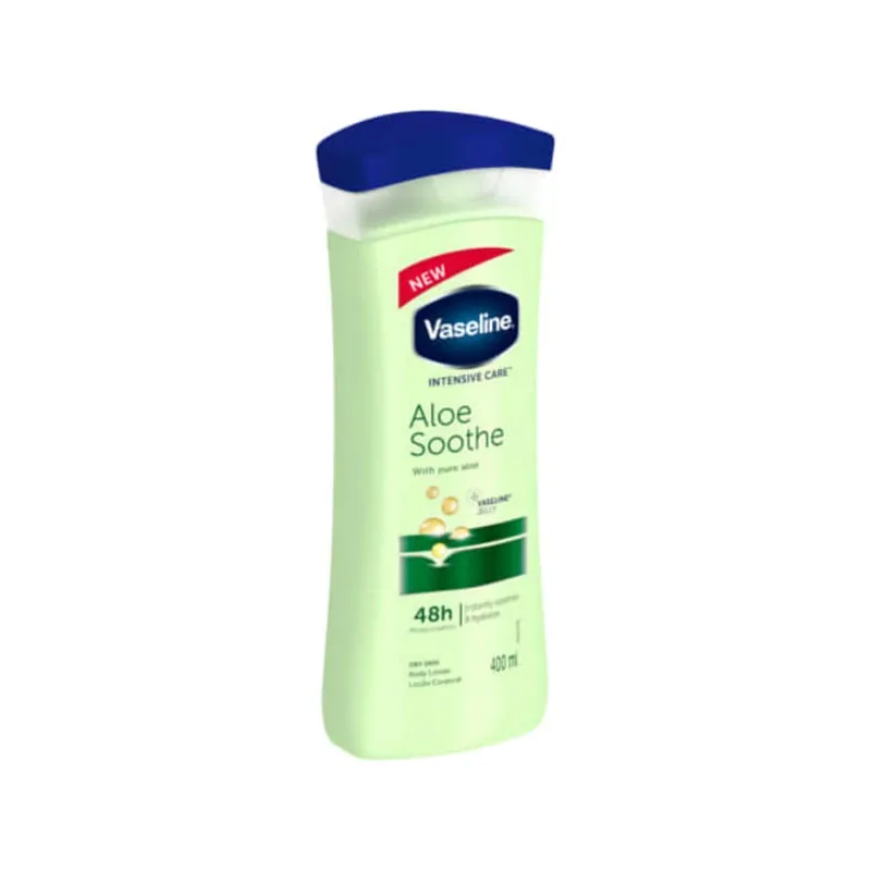 لوسیون نرمکننده بدن وازلین مدل Aloe Soothe حجم 400 میلیلیتر حاوی آلوئه ورا و ویتامین E با ماندگاری رطوبت تا 48 ساعت و مناسب پس از استحمام - تصویر 2