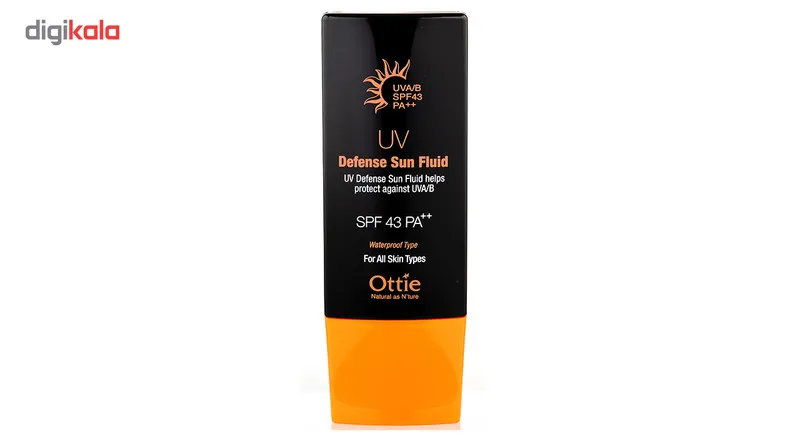 ژل ضد آفتاب رنگی اوتی SPF 43 مدل  Defense Sun Fluid ‌مناسب انواع پوست‌ حجم 50 میلی‌لیتر - تصویر 2