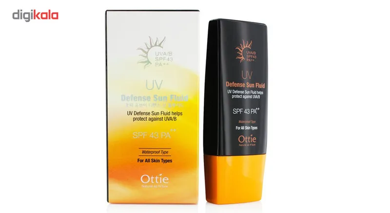 ژل ضد آفتاب رنگی اوتی SPF 43 مدل  Defense Sun Fluid ‌مناسب انواع پوست‌ حجم 50 میلی‌لیتر - تصویر 3