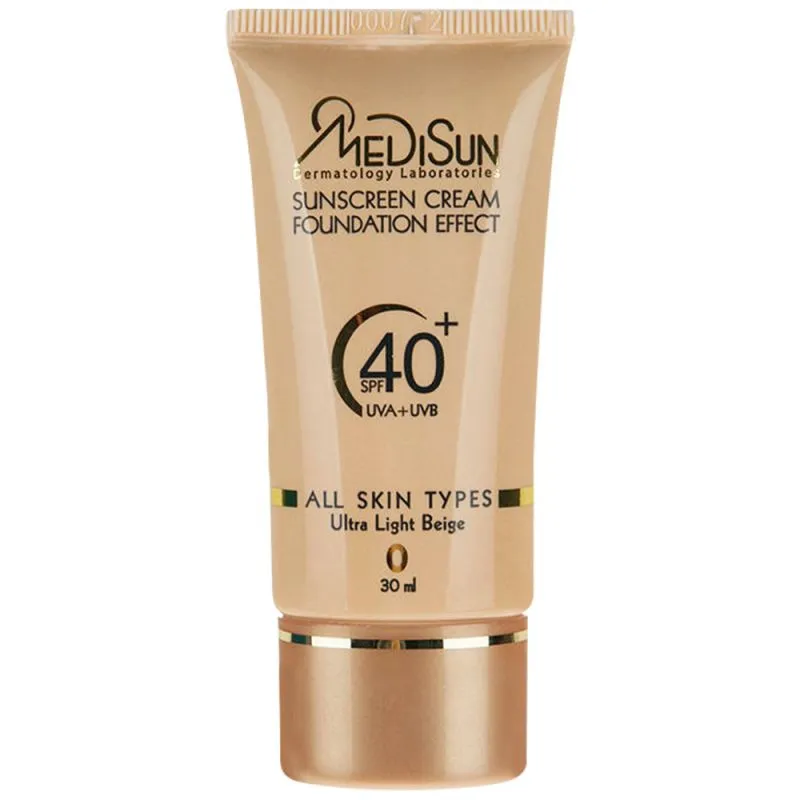 کرم ضد آفتاب رنگی مدیسان SPF40 مدل No 0 مناسب انواع پوست حجم 40 میلی لیتر - تصویر 2